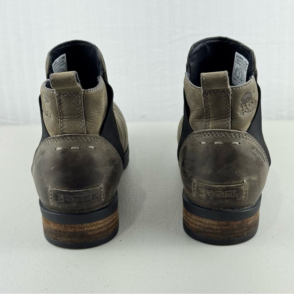 Sorel Emelie Chelsea Waterproof Ankle Boots Women’s Size 9.5 EUR 40.5 Full-Grain - Picture 5 of 11